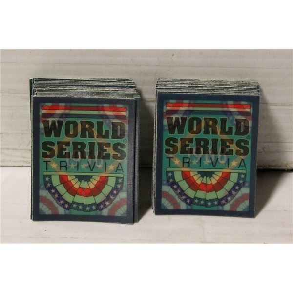 WORLD SERIES TRIVIA CARDS 1991 SCORE