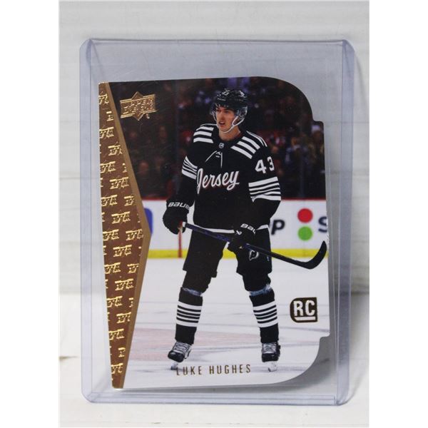 LUKE HUGHES ROOKIE CARD