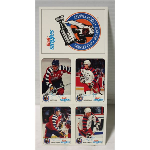 KRAFT SINGLES HULL JAGR LINDEN LEMIEX STANLEY CUP