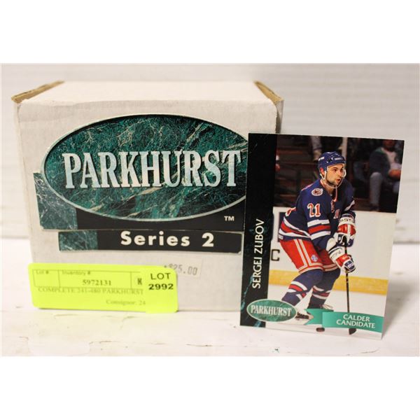 COMPLETE 241-480 PARKHURST NHL