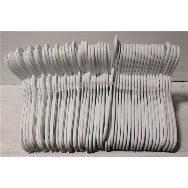 50 WHITE HANGERS