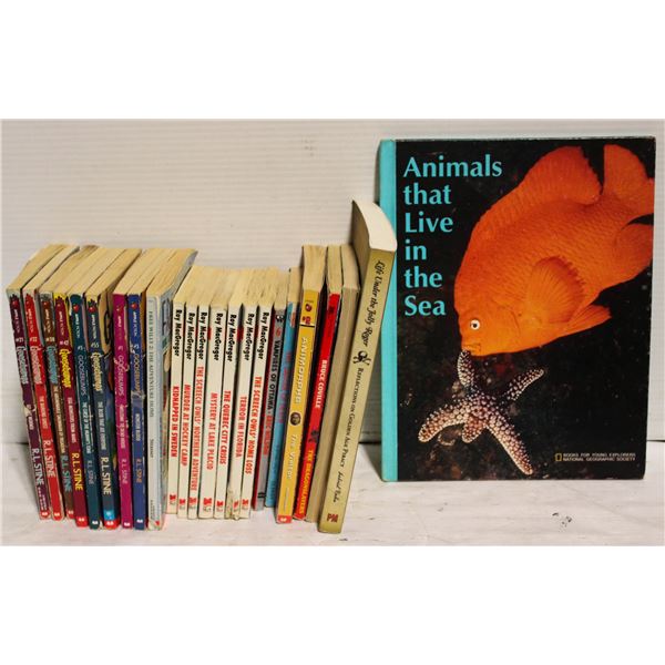 GOOSEBUMPS AND THE SCREECH OWL SERIES PLUS MORE