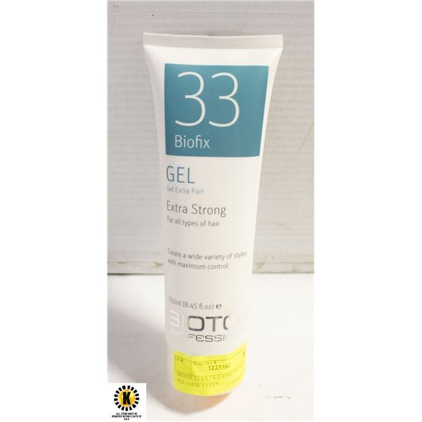 BIOFIX 33 EXTRA STRONG GEL FOR ALL HAIR TYPES