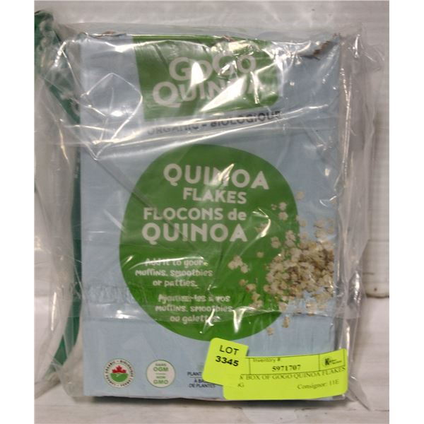 NEW BOX OF GOGO QUINOA FLAKES 350G