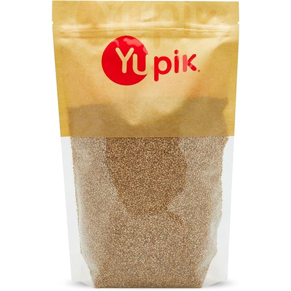 NEW YUPIK NATURAL SESAME SEEDS 1KG BAG