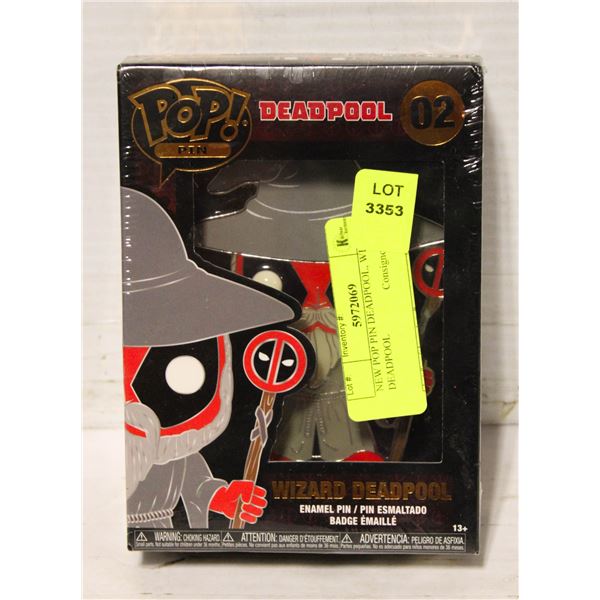 NEW POP PIN DEADPOOL, WIZARD DEADPOOL