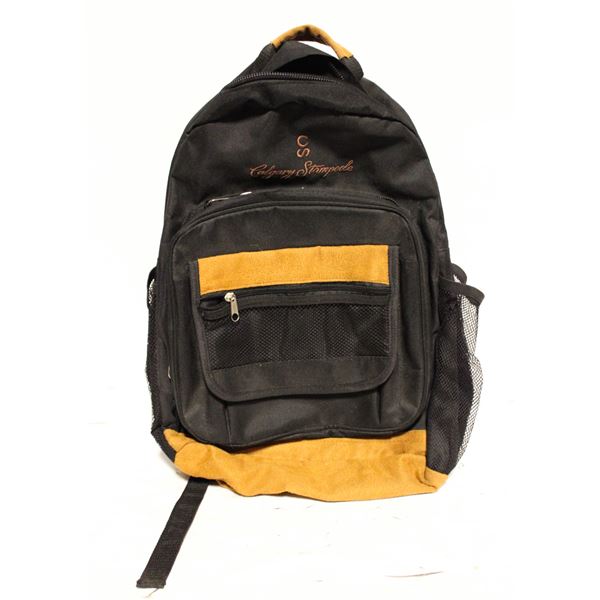 VINTAGE CALGARY STAMPEDE KNAPSACK 20? BLACK &