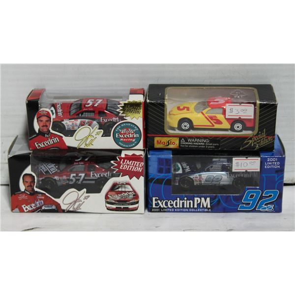 4 NEW LIMITED/SPECIAL EDITION NASCAR DIECAST