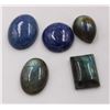 Image 1 : # 131- NATURAL LAPIZ LAZULI & LABRADORITE  100.65