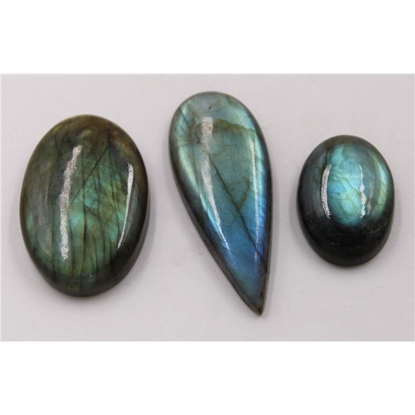 #123-NATURAL FIRE LABRADORITE GEMSTONES 130.80CT