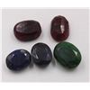 Image 1 : #109-BLUE SAPPHIRE & RUBY, EMERALD 101.95 CT