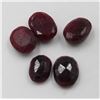 Image 1 : #94-RED RUBY GEMSTONES 94.70CT