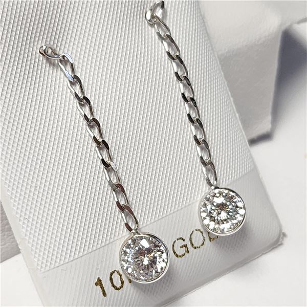 BZ1628-10 10K MOISSANITE(1.5CT) EARRINGS