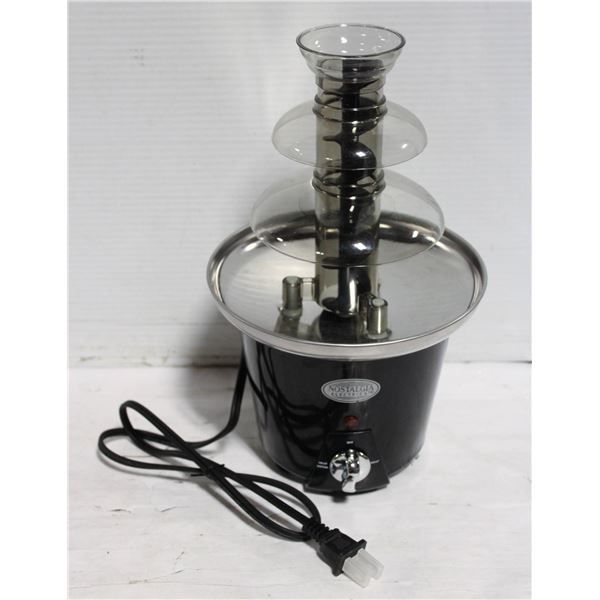 UNUSED CHOCOLATE FOUNTAIN W/INSTRUCTIONS