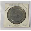 Image 1 : 1965 FREMONT HOTEL LAS VEGAS $1 GAMING TOKEN