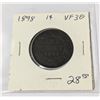 Image 1 : 1898 CANADA LARGE 1 CENT COIN
