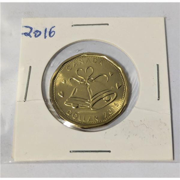 2016 COMMEMORATIVE CANADA $1 DOLLAR COIN