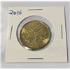 Image 1 : 2016 COMMEMORATIVE CANADA $1 DOLLAR COIN