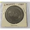 Image 1 : 1980 CAESARS PALACE LAS VEGAS $1 GAMING TOKEN