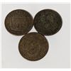 Image 1 : x3 1841/44 BANK OF MONTREAL 1/2 PENNY BANK TOKENS