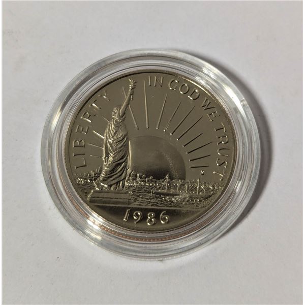 1986 USA COMMEM. PROOF 1/2 DOLLAR COIN, IN