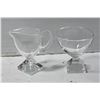 Image 1 : VINTAGE PEDESTAL OFFEORS CRYSTAL CREAM & SUGAR