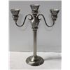 Image 1 : SILVER COLORED CANDLE HOLDER (NEVER USED)