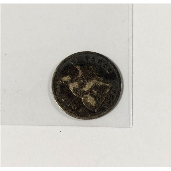 1836 SILVER GREAT BRITAIN FOUR PENCE COIN