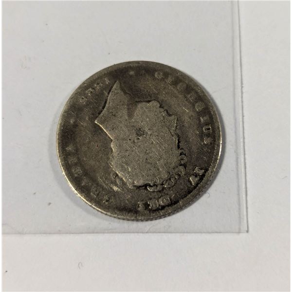 1825 SILVER GREAT BRITAIN 1 SHILLING COIN