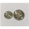 Image 1 : 1867-1967 SILVER CANADA CENTENNIAL 25c & 10c