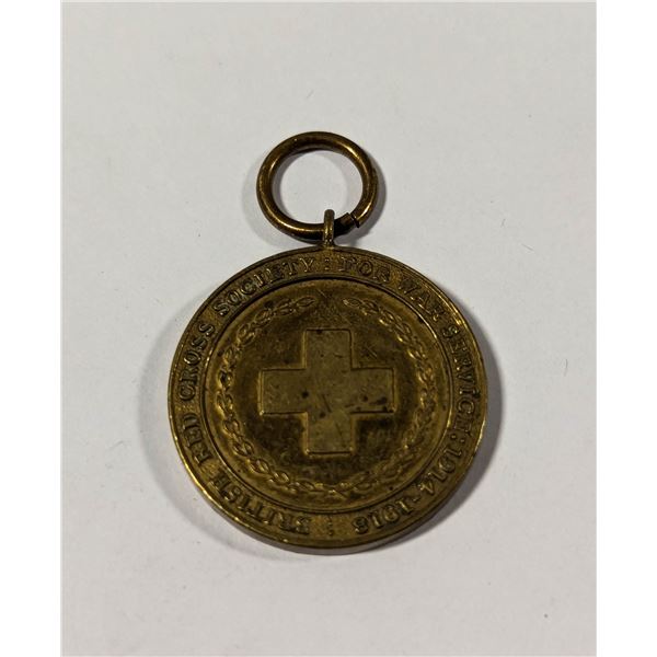 1914-1918 WWI RED CROSS WAR SERVICE MEDAL