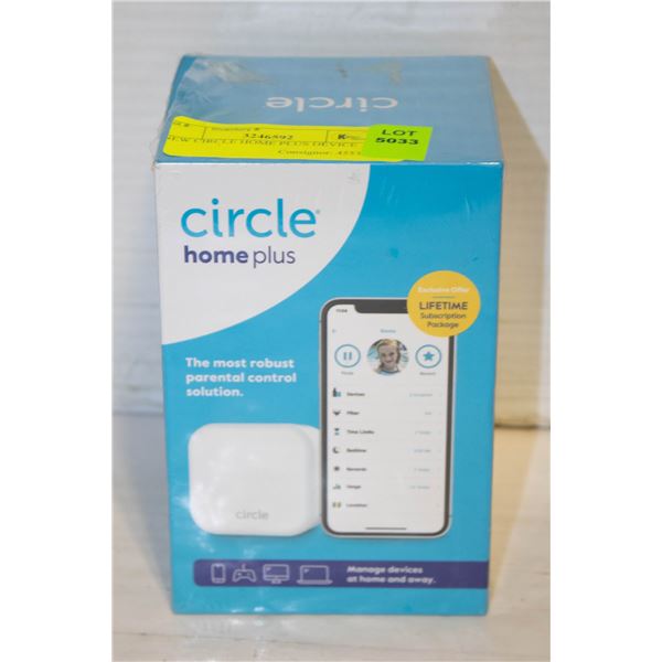 NEW CIRCLE HOME PLUS DEVICE