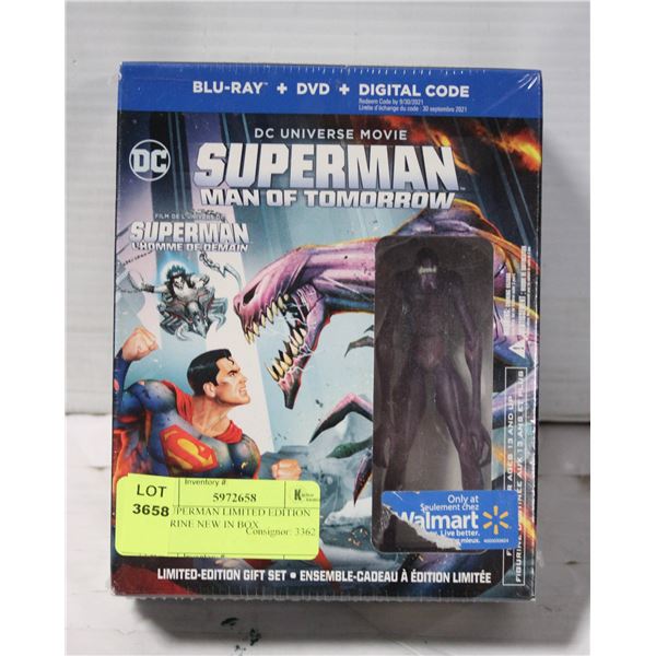 DC SUPERMAN LIMITED EDITION FIGURINE NEW IN BOX