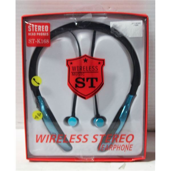 NEW WIRELESS STEREO HEADPHONES