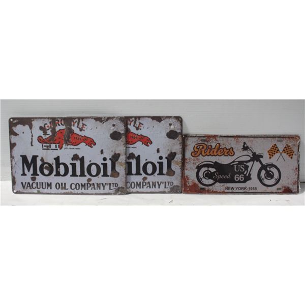 3 TIN SIGNS OF FARMALL/CHAMPION