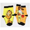 Image 1 : 2 NEW PAIRS WOMEN'S GARFIELD AND ODIE SOCKS