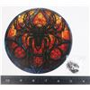 Image 1 : NEW 6" SCARY SPIDER THEME HANGING WINDOW LIGHT
