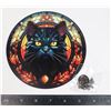 Image 1 : NEW 6" BLACK CAT THEME HANGING WINDOW LIGHT CATCH