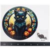 Image 1 : NEW 6" BLACK CAT THEME HANGING WINDOW LIGHT CATCH
