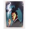 Image 1 : NEW CARICATURE VINCENT PRICE BAT METAL SIGN