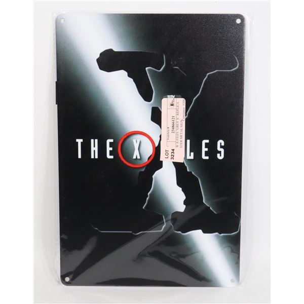 NEW X-FILES "GREY X" REPLICA POSTER METAL SIGN.