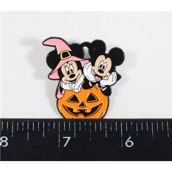 NEW MICKEY AND MINI THEME HALLOWEEN LAPEL PIN