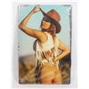 Image 1 : NEW TASSEL SHIRT BOOTY COW GIRL METAL SIGN