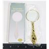 Image 1 : NEW GOLD TONE METAL EUROPE STYLE 5X MAGNIFIER