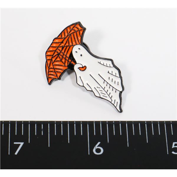 NEW SPOOKY GHOST LAPEL PIN