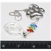 Image 1 : NEW RHINESTONE PAWPRINT THEME PRISM SUNCATCHER