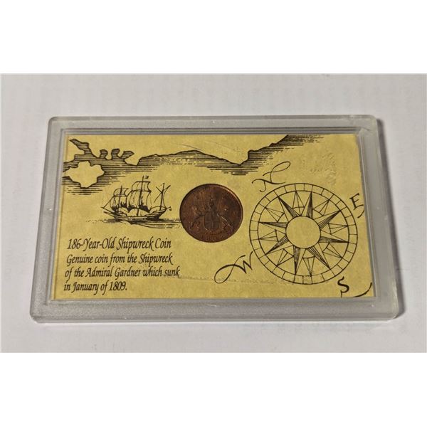 1808 EAST INDIA COMPANY 1809 SHIPWRECK COIN