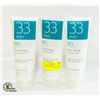 Image 1 : 3 NEW 250ML BIOTOP PROFESSIONAL 33 BIOFIX EXTRA-