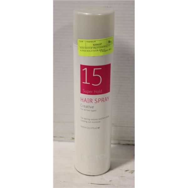 NEW BIOTOP PROFESSIONAL 15 SUPER HOLD HAIR SPRAY