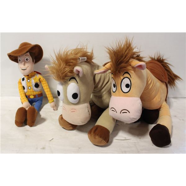 DISNEY WOODY AND BUCKEYE STUFFED TOY